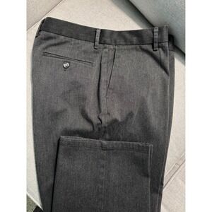 Dockers Mens‎ Classic Fit Chino Pants Charcoal Grey Stretch 36x30 Cotton Blend